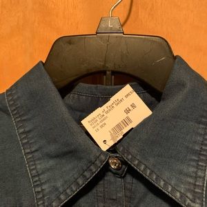 High low denim dress